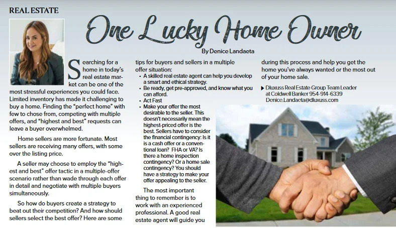 One Lucky Home Owner